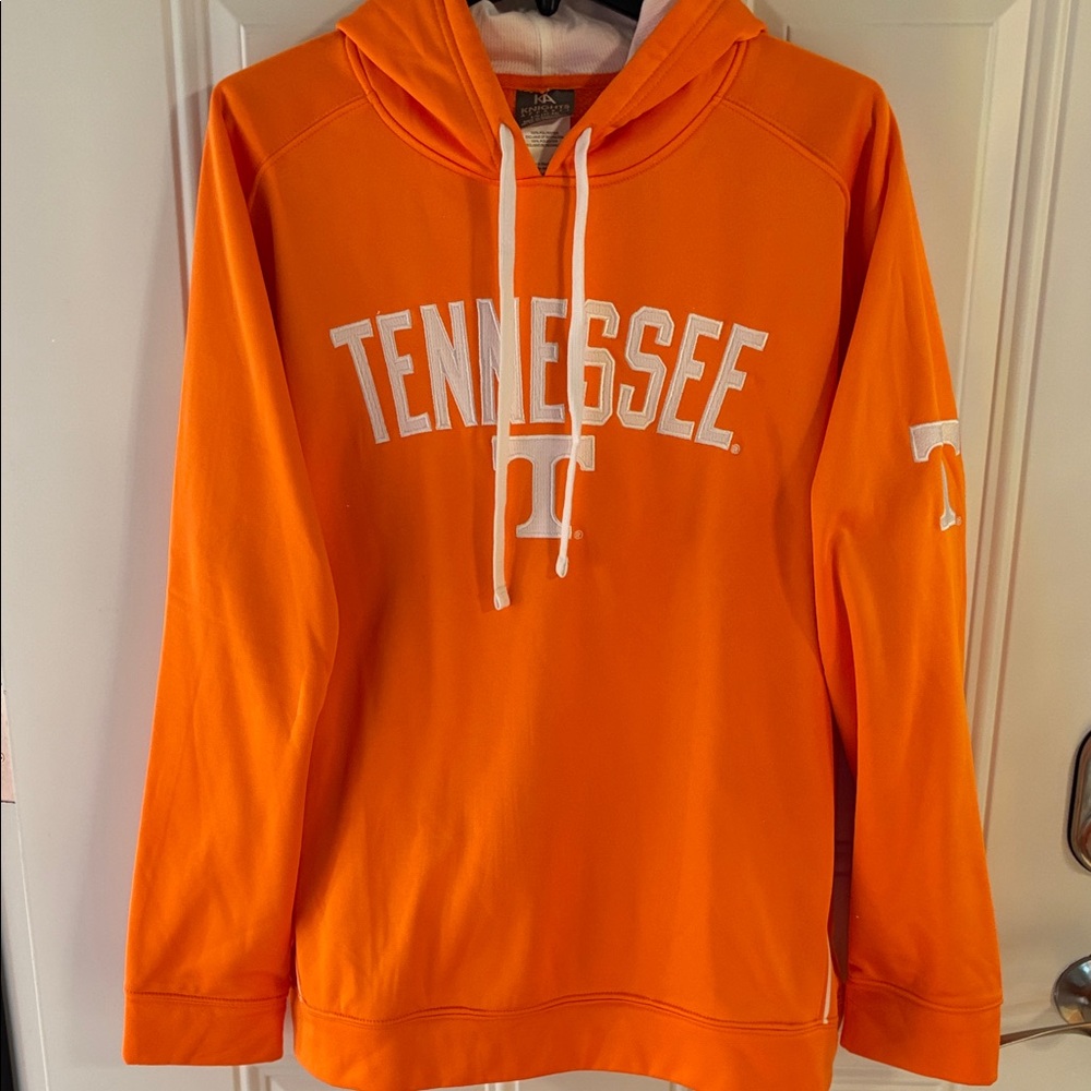Knights Apparel Orange Tennessee Hooded Sweatshirt with White Accents